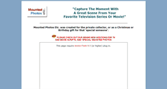 Desktop Screenshot of mountedphotosetc.com
